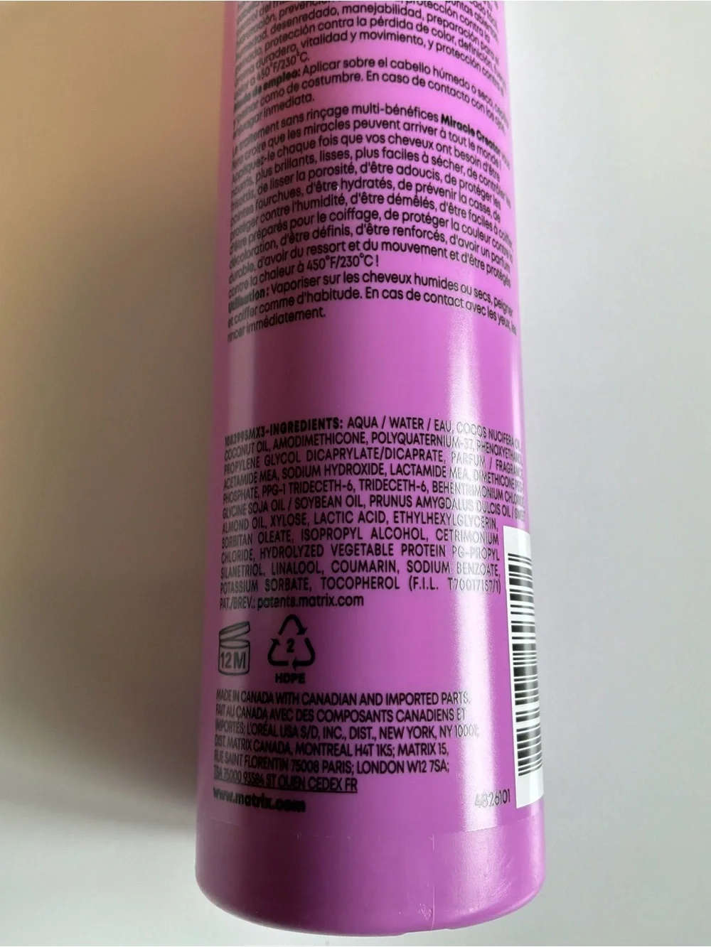 Matrix Miracle Creator Multi-Tasking Leave-In Treatment 13.5 fl oz AUTHENTIC